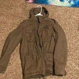 This is a jacket the tag is not there good for the rain and is good casual wear